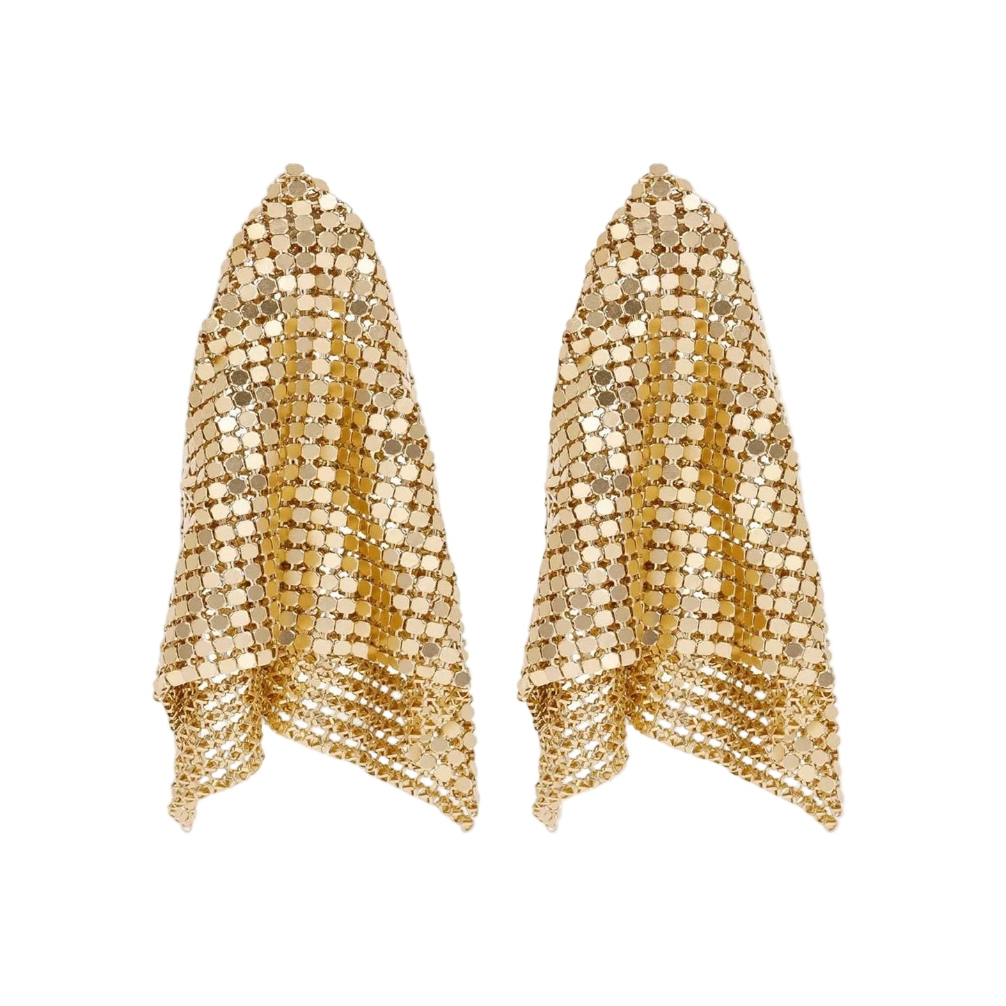Rosantica Mesh Pendant Earrings Gold