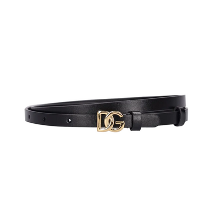 Dolce & Gabbana Thin DG Logo Belt – S: 70cm