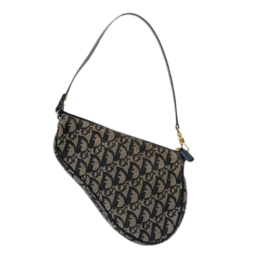 Vintage Christian Dior Trotter Saddle Bag