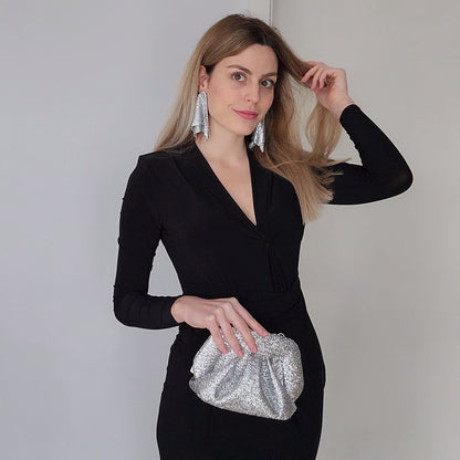 THEMOIRè Gea sparkling clutch