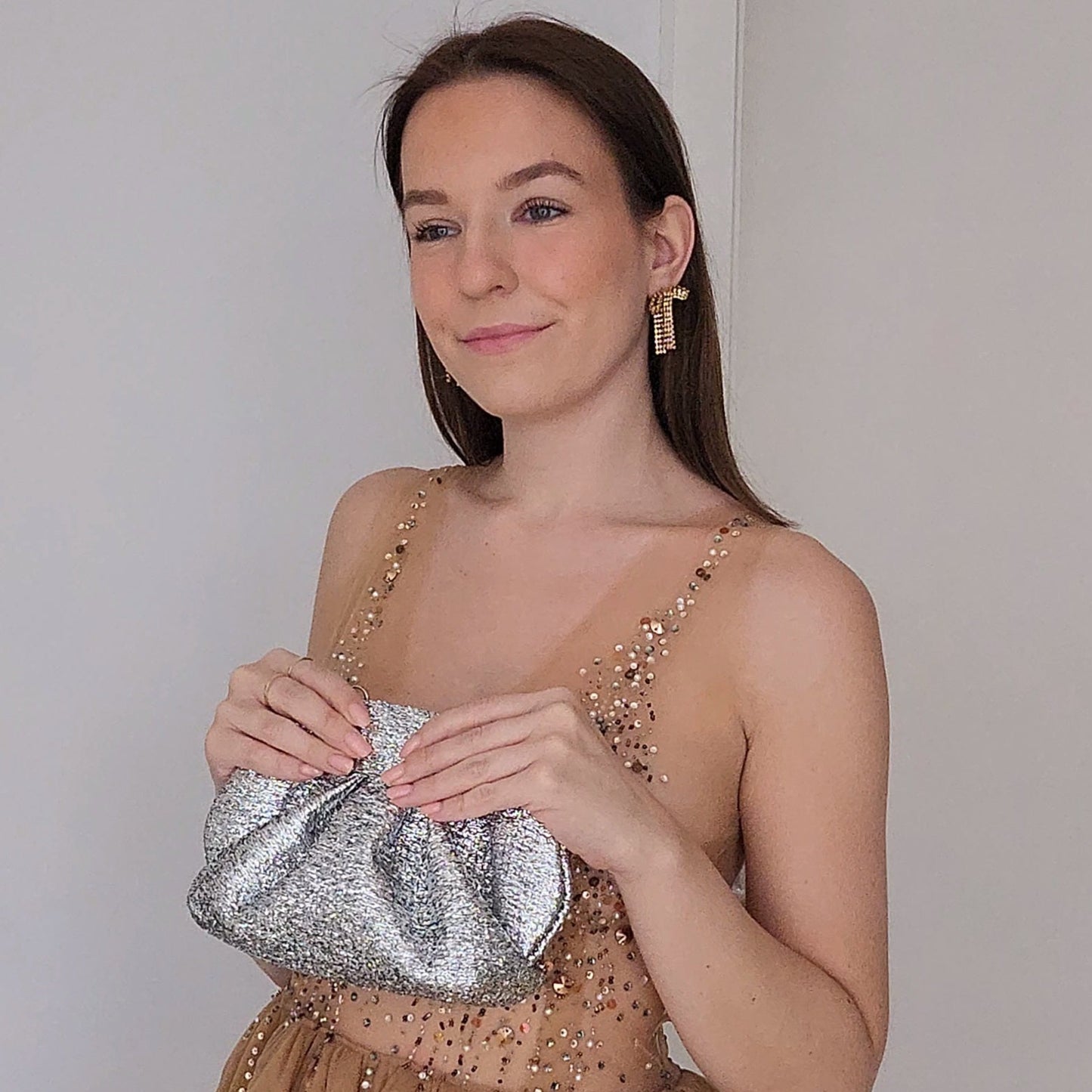 THEMOIRè Gea sparkling clutch
