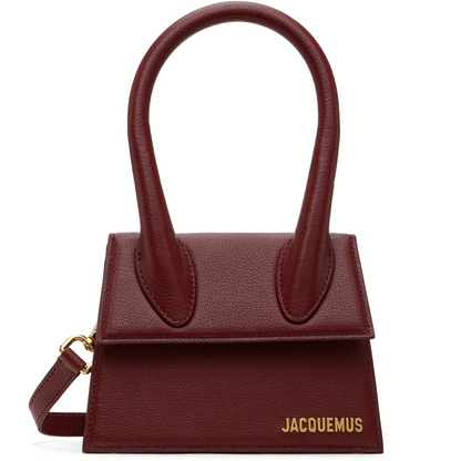Jacquemus Le Chiquito Moyen Dark Burgundy