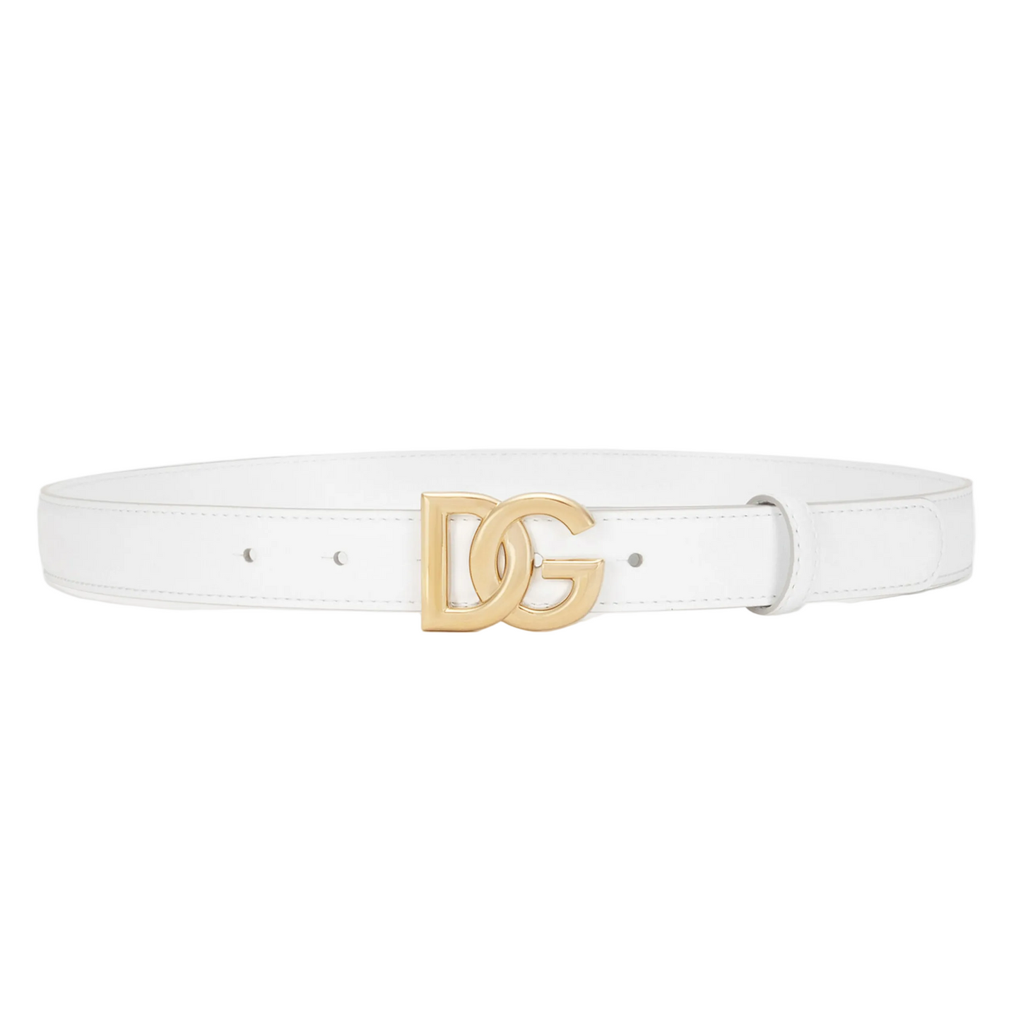 Dolce & Gabbana Calfskin DG Logo Belt – S/M: 75cm