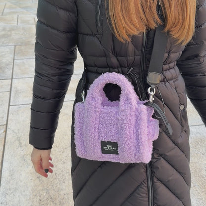 Marc Jacobs The Teddy Mini Tote Bag Lilac