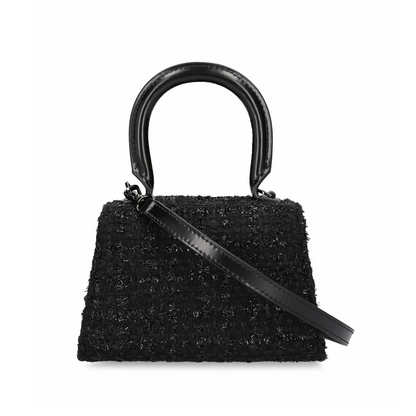 Self-Portrait Micro bouclé bow bag